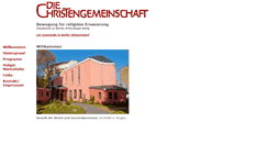 Desktop Screenshot of christengemeinschaft-berlin.de